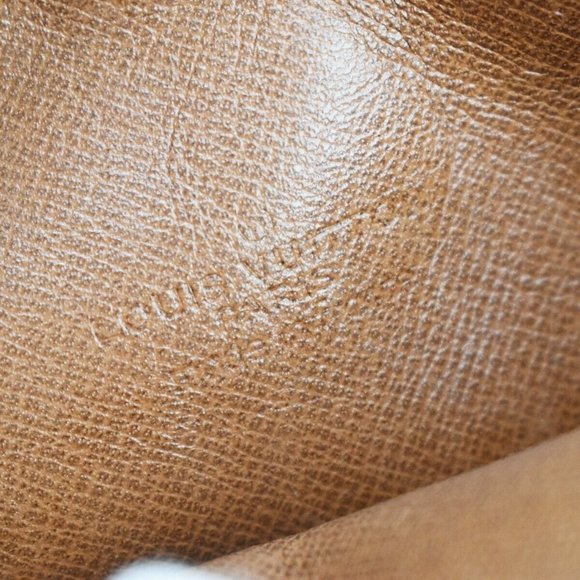 Authentic LOUIS VUITTON Danube Shoulder Bag Monogram Leather Brown France - Picture 10 of 13